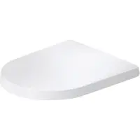 Duravit Siège de WC Balcoon , à recouvrement, charnière acier inox, sans dispositif d'abaissement automatique, 0027613200, 0027613200