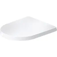 Duravit Siège de WC Balcoon , à recouvrement, charnière en acier inox, avec dispositif d'abaissement automatique, 0027690000, 0027690000