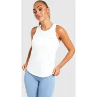 Nike Women's Tempo Dri-Fit Running Tank Canotta Donna (XS, bianco)