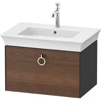 Duravit White Tulip, meuble sous-lavabo suspendu, largeur 684 x profondeur 458mm, avec 1x coulissant, avec poignée, WT425107758, WT425107758