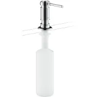 Hansgrohe Montreux Distributeur de savon et de lotion, saillie 91mm, contenance bouteille 500ml, 42018000, 42018000