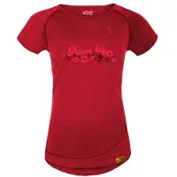 Grüezi Bag Women's Uhura Maglia merino Donna (L, rosso)