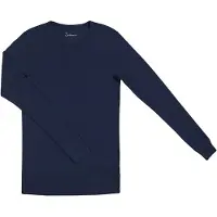 Joha T-Shirt Intimo lana merinos Uomo (XXL, blu)