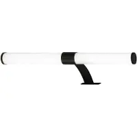 Briloner Applique LED Runt IP44 braccio 4.000K nero