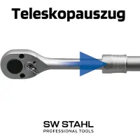 SW-Stahl Cricchetto reversibile in acciaio SW 3/4" 05958L