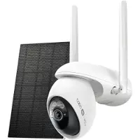 TP-LINK Kit Tapo C665G: telecamera IP esterna e pannello solare, 8MP, grado di protezione IP65, Wi-Fi, LTE