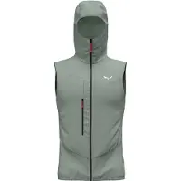 Salewa Sella DST/TWR Hybid Vest Gilet in lana merino Uomo (52, grigio)