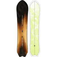 Burton - Snowboard freeride - Fish 3D Directional Flat Top 2027 - Taglia 156 cm - Marrone