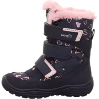Superfit Boots da neve 'Crystal' blu / rosa