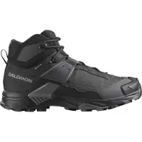 Salomon X Ultra 5 Mid Wide GORE-TEX Scarpe da trekking Uomo (42, grigio/nero)
