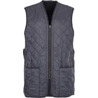 Barbour - Gilet imbottito senza maniche - Polarquilt Waistcoat/Zip-In Liner Navy per Uomo - Taglia XL - Blu navy
