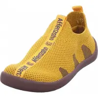 Affenzahn Kid's Slippers Knit Flinky Pantofole Bambini (24, giallo)