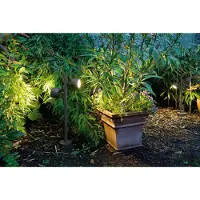 SLV lampione Sitra, a 2 luci, antracite, alluminio, GX53, IP44