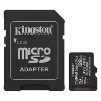 Kingston Scheda SD 128GB microSDXC Canvas Select Plus Gen3 150MB/s A1 Card + Adapter