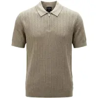 Armani Exchange per uomo. XM002438AF22249U6229 Polo Knit Winter Twig beige (XXL), Casual, Cotone, Manica corta