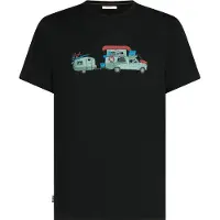 Icebreaker - T-shirt a maniche corte in lana merino - M 150 Tech Lite SS Tee Transportage Black - Taglia L - Nero