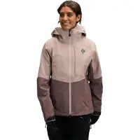 Black Diamond - Giacca da sci da donna impermeabile e traspirante - W Recon Stretch Shell Pale Mauve Dark Mauve per Donne in Nylon - Taglia S - Viola