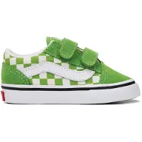 Vans Toddler Old Skool V Green Taglia: 21 | Scarpe Sportive Outlet | Unisex | Verde