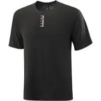 Salomon Ultra Short Sleeve Tee Maglia da corsa Uomo (M, nero)