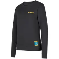 La Sportiva Women's Climbing On The Moon Sweatshirt Maglione Donna (S, nero)