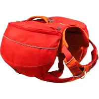 Ruffwear Palisades Pack Imbracatura per cani (S, rosso)