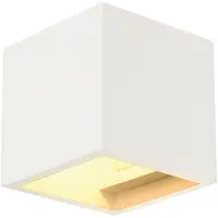 SLV applique Plastra QT14, bianco, gesso, larghezza 11,5 cm