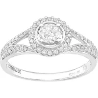 Diamant L'Eternel Anello argento