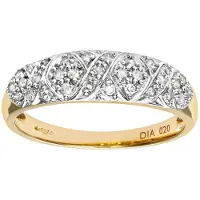 Diamant L'Eternel Anello 'Ring aus 375 Gelbgold mit 0.20 Karat Diamant' oro