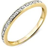 Diamant L'Eternel Anello 'Eternity-Ring aus 375 Gelbgold mit 0.05 Karat Diamant' oro