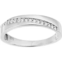 Diamant L'Eternel Anello argento