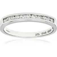 Diamant L'Eternel Anello 'Eternity' argento