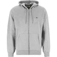 Lacoste Felpe con cappuccio Sweatshirt zippé à capuche en molleton uomini - Grigio - EU XL