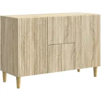 vidaXL Credenza in rovere Sonoma 89 x 34,5 x 60 cm in materiale derivato dal legno