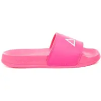 Sun68 slippers da donna con logo a contrasto colore sulla fascia frontale fuxia fluo