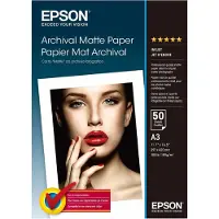 Epson Carta fotografica S041344 Archival Matte Paper A3 (50 vel)