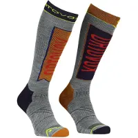 Ortovox Free Ride Long Socks Calze da sci Uomo (45-47, grigio)
