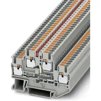 Phoenix Contact Morsetto a doppio piano per diodi PTTB 2,5-LA24 RD con indicatore luminoso per 12-30 V, connessione push-in Tensione nominale