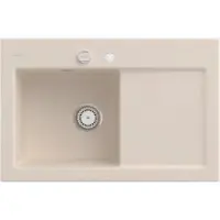 Villeroy & Boch Lavello Villeroy&Boch, lavello da cucina Subway 45 Ivory 780x510 mm, larghezza del mobile sottolavello 45 cm