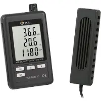 Pce Instruments -AQD 10 Registratore dati per il controllo della qualità dell'aria |0...4000 ppm |LCD illuminato |Frequenza di registrazione flessibile
