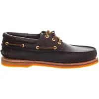 Timberland per uomo. TB0A2QKYW011 Scarpe da barca in pelle marrone lavorate a mano (49 W), Basso, Stringhe, Casual, Classico