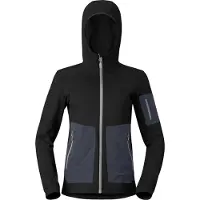 Norrøna - Pile traspirante da escursionismo - Falketind Warm2 Stretch Hood W Caviar Black - Taglia M - Nero
