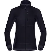 Norrøna Women's Falketind Warm1 Active Jacket Giacca in pile Donna (L, nero/blu)