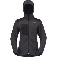 Norrøna Women's Trollveggen Warm3 Zip Hood Giacca in pile Donna (M, grigio)