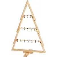 Sonstiges Albero di Natale in legno Deko, grande, modello XL – decorazione natalizia moderna con aste e ganci - altezza 100 cm, codice prodotto 8805