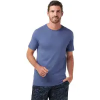 Smartwool Active S/S Maglia merino Uomo (XXL, blu)