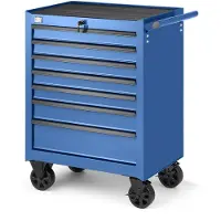 HBM Carrello portautensili HBM con 7 cassetti, blu