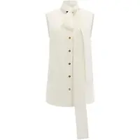 Guess Marciano GUESS Etta Bow Sl Shirt White Peaks Taglia: 36 | Magliette intime Outlet | Donna | Bianco