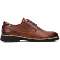 Pikolinos per uomo. M7D-4289 Scarpe in pelle marrone Alarcon (39), Basso, Stringhe, Casual