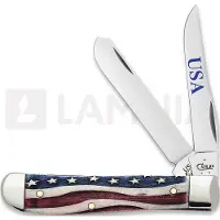Case Cutlery Pocket knife Mini Trapper Patriotic
