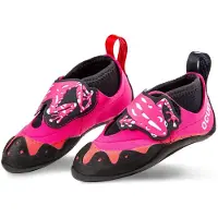Ocun Kid's Ribbit Scarpette da arrampicata Bambini (26/27, fuchsia/beige/bianco)
